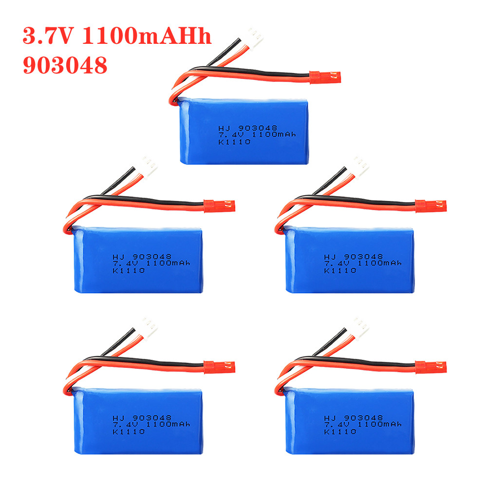 Drone Charger - Wltoys 7.4v,1100mah,903048,v353,a949,a959,a969,a979,k929,リモートコントロールカー,航空機バッテリー用のリポバッテリーと充電器,1〜5個