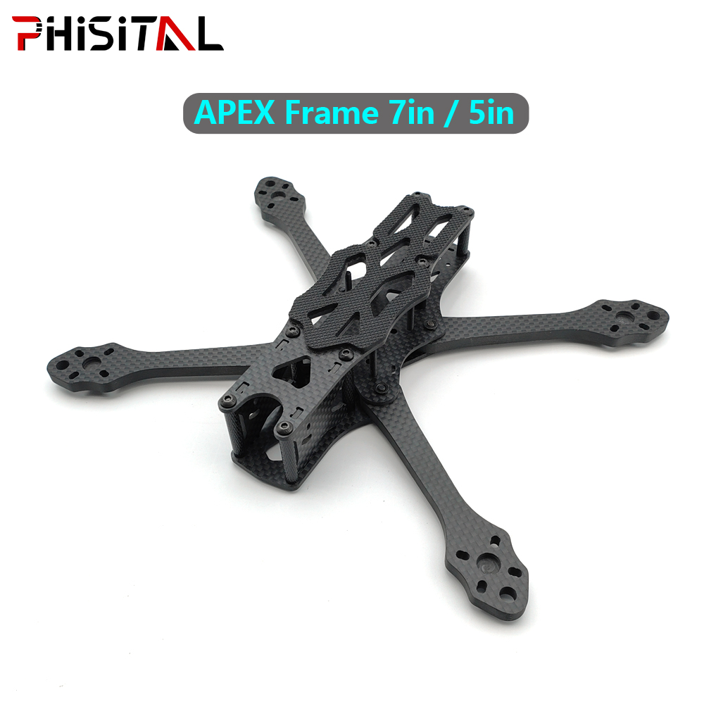 Drone Propeller - APEXフレーム 7インチ/6インチ/5インチ カーボンファイバー クアッドコプターフレームキット 19/22mmカメラ用 |