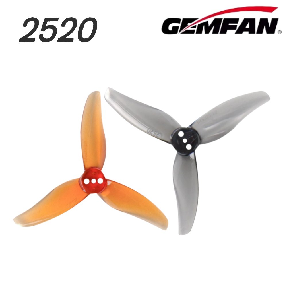 Drone Propeller - 4ペア Gemfan Hurricane 2520 2.5X2X3 3ブレードPCプロペラ