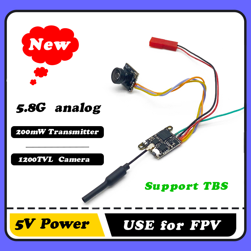Drone Frame - SLONWAKE 5.8G 1200TVL FPV カメラ VTX