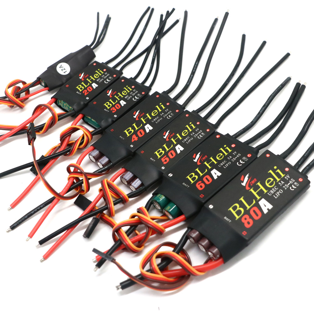 Drone Esc - BLHeliブラシレスESC 80A 12A 20A 30A 40A