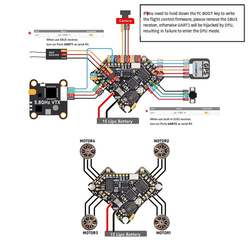 FBIL-F435 NEO 1S AIO フライトコントロー - Drone Esc のレビューと価格