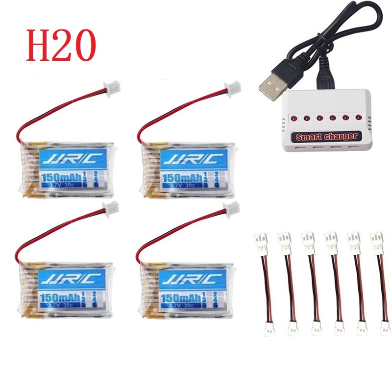 JJRC H20純正バッテリー 3.7V 150mAh JJ - Drone Charger のレビューと価格