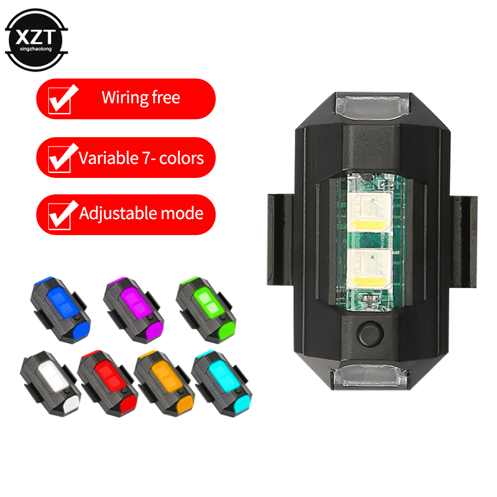 衝突防止LEDストロボライト,ミニ信号,点滅警告灯,USB, - Drone Led Light のレビューと価格