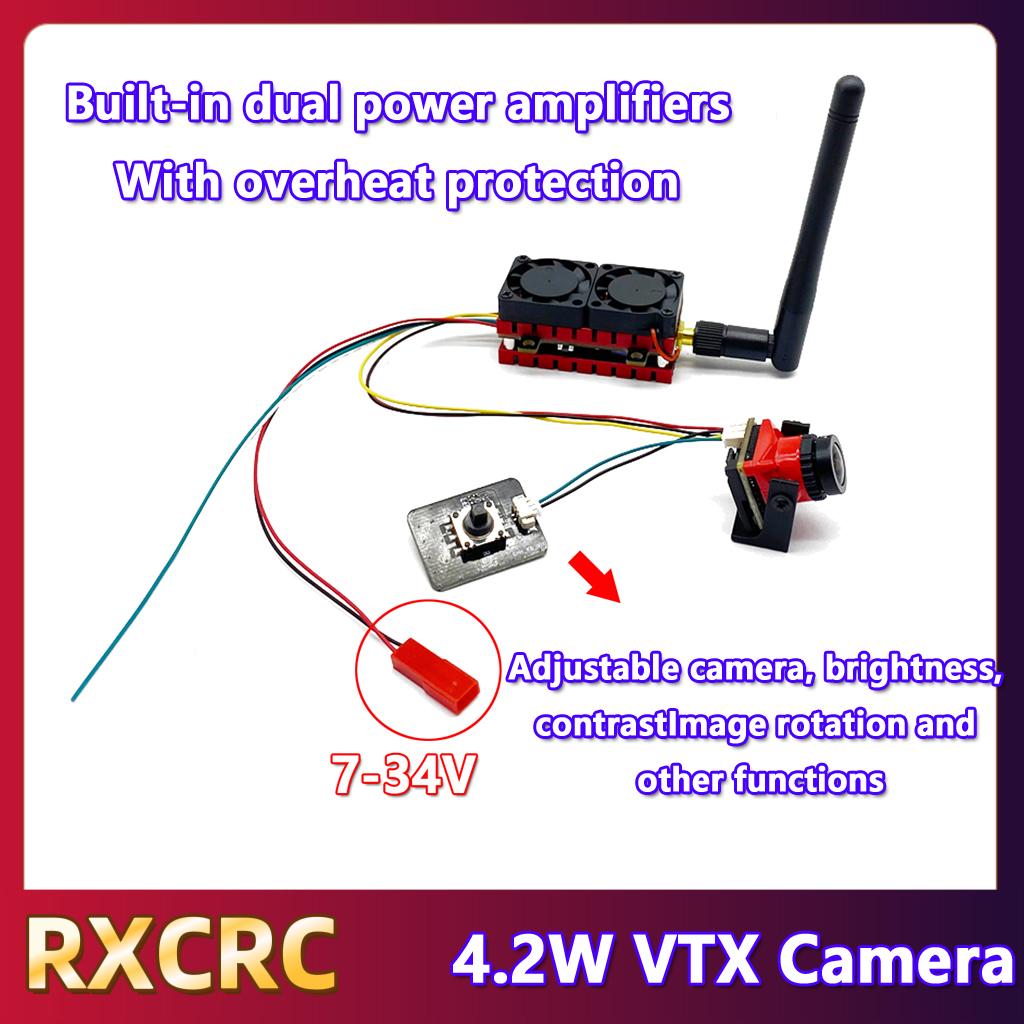 RXCRC 5.8G 48CH 4.2WハイパワーVTX送信 - Drone Frame のレビューと価格