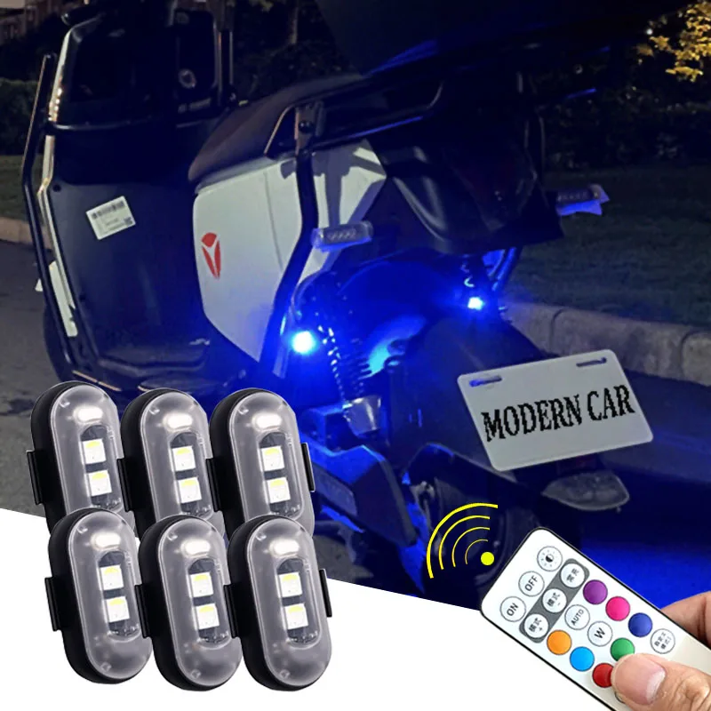 ワイヤレスリモコン付きストロボライト,LED警告灯,7色,航 - Drone Led Light のレビューと価格