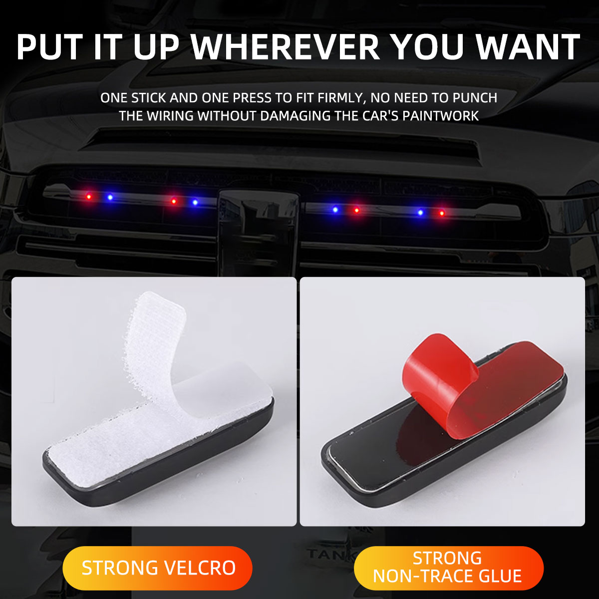 オートバイ,車,スクーター,ストロボのためのソーラーパワー盗 - Drone Led Light のレビューと価格