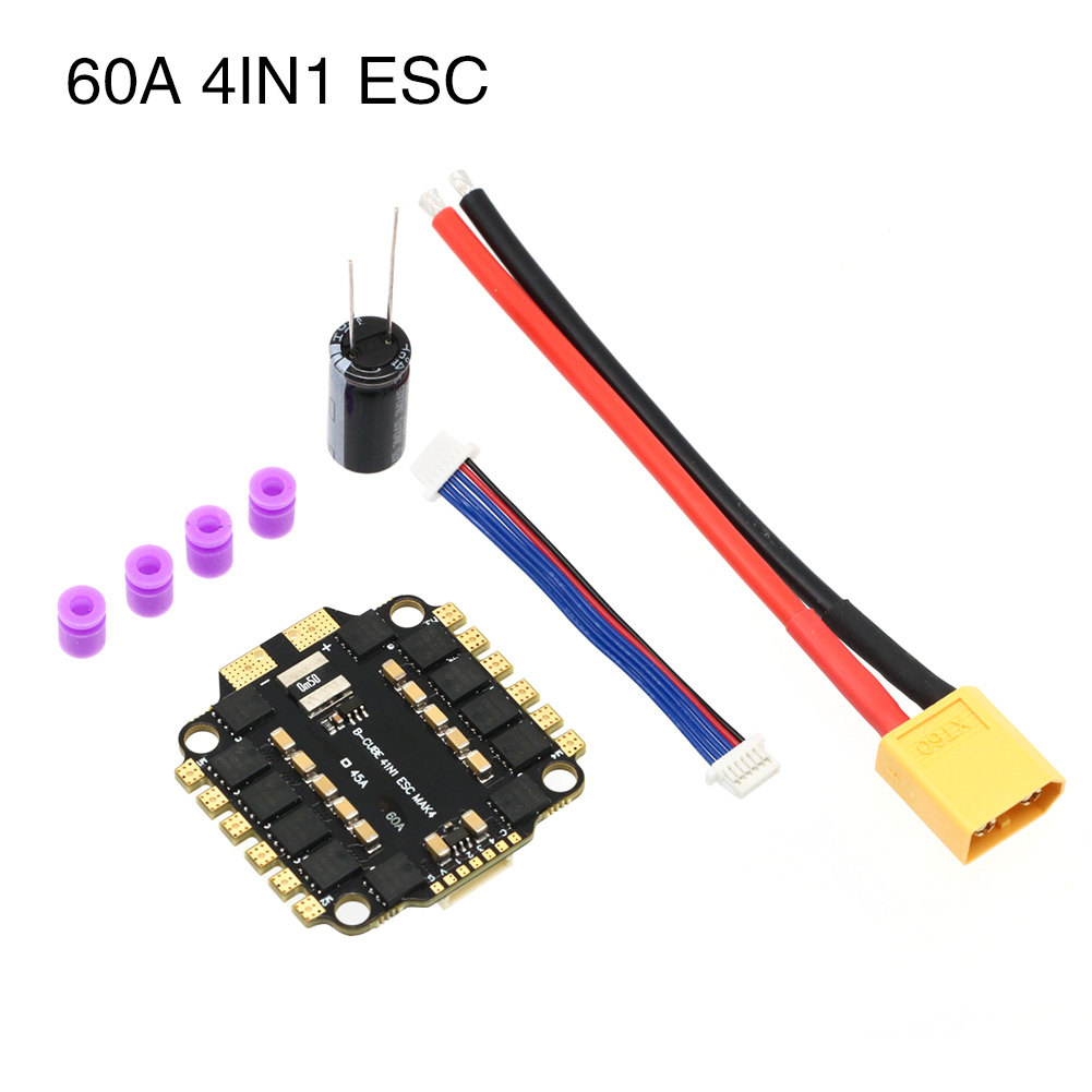 UAngel 4IN1 45A 60A ESC BLHELI - Drone Esc のレビューと価格