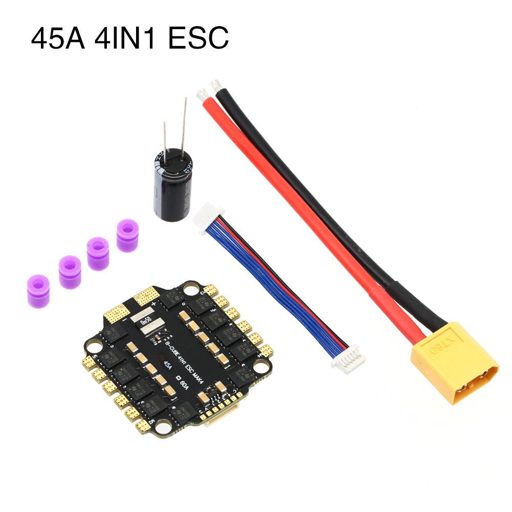 UAngel 4IN1 45A 60A ESC BLHELI - Drone Esc のレビューと価格
