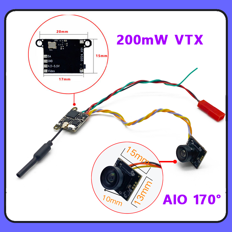 SLONWAKE 5.8G 1200TVL FPV カメラ  - Drone Frame のレビューと価格