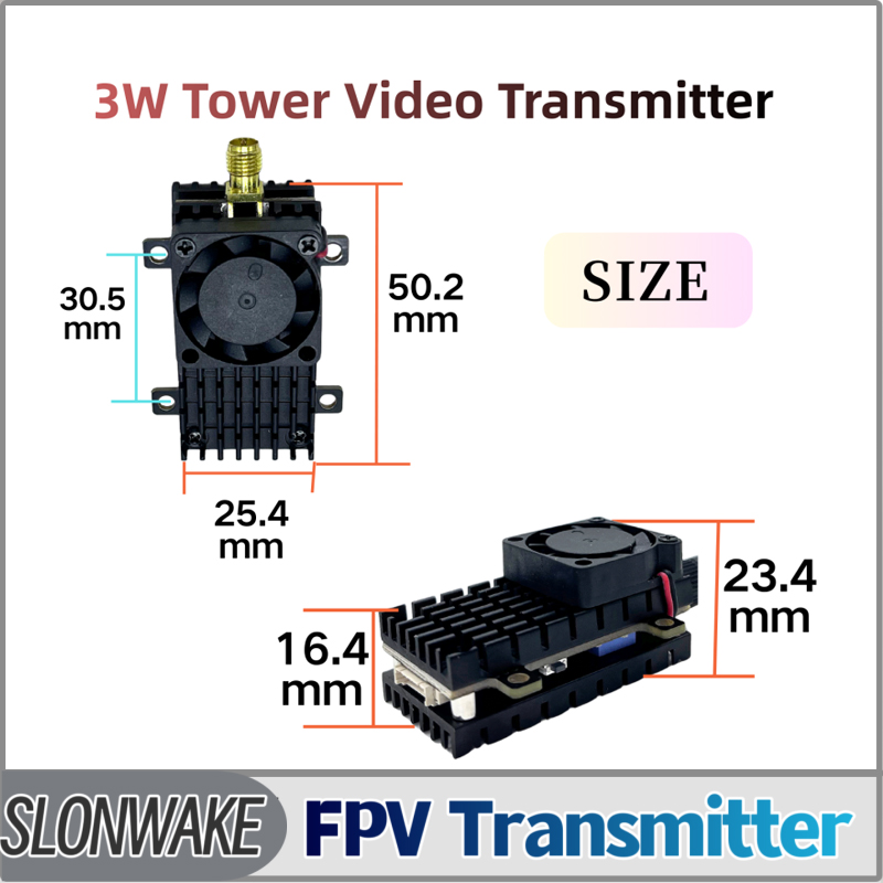 SLONWAKE 5.8G 3000mW シミュレーション  - Drone Frame のレビューと価格