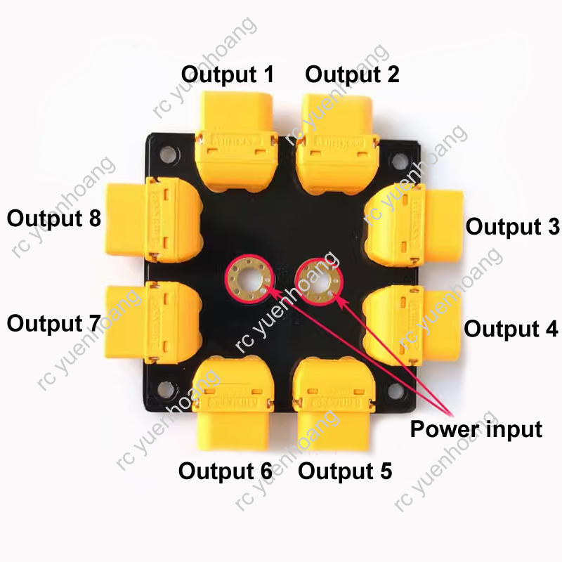1 個 240A 高電流配電盤溶接 XT60PW メスプラグ - Drone Power Distribution Board のレビューと価格