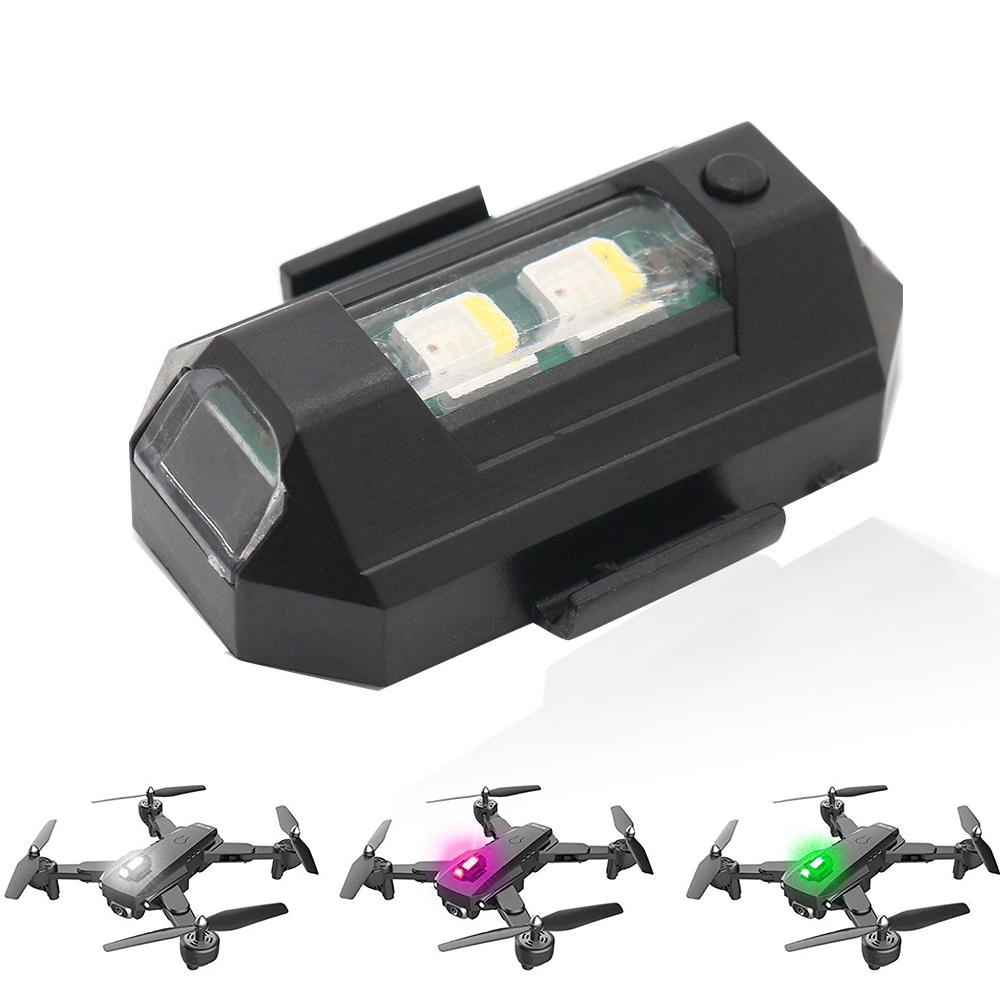 オートバイLED RGB警告灯 車用ユニバーサルFPV RC - Drone Led Light のレビューと価格