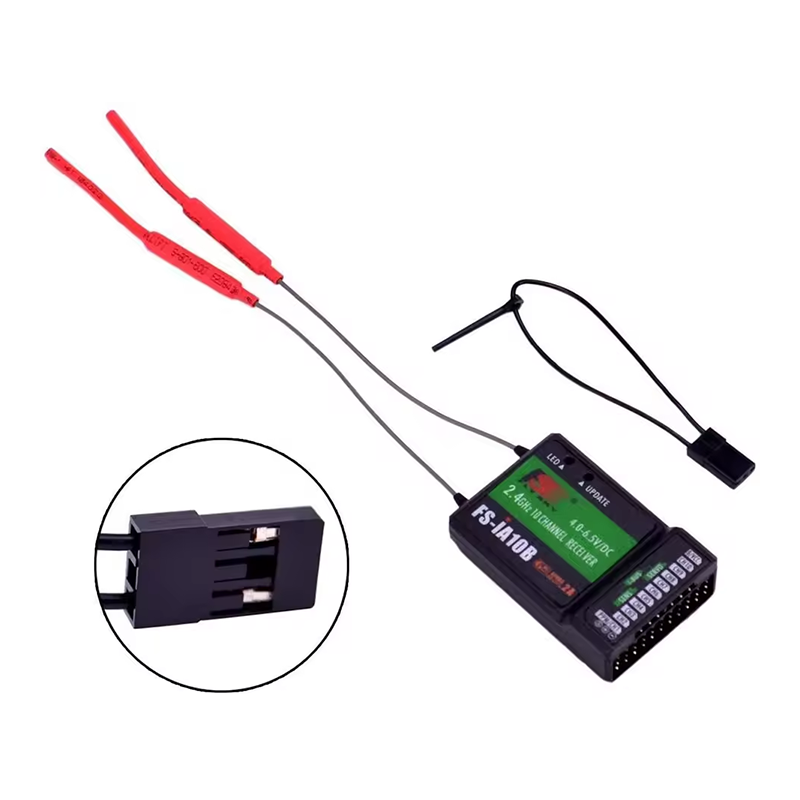 Flysky FS-iA10B 2.4G 10チャンネル受信 - Drone Battery のレビューと価格